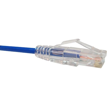 25Ft Cat6 Clearfit Slim Patch Cable Blue